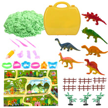 Load image into Gallery viewer, Koolbitz Kids Space Sand Set Creative Educational Activity Sand Toy Set for Children Durable Box & Accessories Shape Molds Sand Playset Toddlers Craft Fun Toy Gift