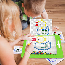 Load image into Gallery viewer, Koolbitz Magnetic Art Board for Kids - Interactive Magnetic Bead Drawing Pad with Design Templates and Stylus Pen, STEM Educational Toy for Creativity and Fine Motor Skill Development, Ages 3-8