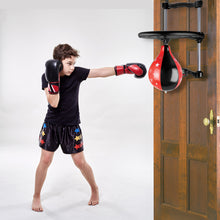 Load image into Gallery viewer, Koolbitz Kids Boxing Play Sport Toy, Easy to Assemble Hang on The Door Real Action Boxing Set Kit, Setting time and with Music and Sound, Recommended for ages 3 and up