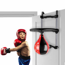 Load image into Gallery viewer, Koolbitz Kids Boxing Play Sport Toy, Easy to Assemble Hang on The Door Real Action Boxing Set Kit, Setting time and with Music and Sound, Recommended for ages 3 and up