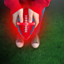 Load image into Gallery viewer, Koolbitz Illuminated LED Soft Foam Rugby Ball - Night Glow Sports Equipment, Compact and Portable Light-Up Rugby for Safe and Fun Indoor & Outdoor Play, for Kids