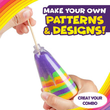 Load image into Gallery viewer, Koolbitz Sand Art Kit for Kids, Make Your Own Craft Activity Kit with Sand Sandisfying Set, Glow in The Dark Sand Art Assorted Shape Bottles and Pendant Bottles Arts and Crafts STEM Toys