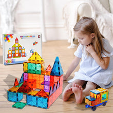 Load image into Gallery viewer, Koolbitz 45pcs Magnetic Building Block for Kids Blocks Magnetic Tiles for Children STEM Magnetic Educational Toy for Boys & Girls Indoor Fun Transparent Blocks Playset Gift for Toddlers