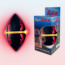 Load image into Gallery viewer, Koolbitz Illuminated LED Soft Foam Rugby Ball - Night Glow Sports Equipment, Compact and Portable Light-Up Rugby for Safe and Fun Indoor & Outdoor Play, for Kids