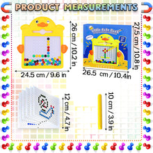 Load image into Gallery viewer, Koolbitz Magnetic Bead Art Board Multicolor Creative Drawing Set for Kids with Magnetic Pen & Pattern Cards - Engaging & Educational Preschool Toy Creativity Development