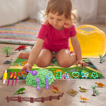 Load image into Gallery viewer, Koolbitz Kids Space Sand Set Creative Educational Activity Sand Toy Set for Children Durable Box & Accessories Shape Molds Sand Playset Toddlers Craft Fun Toy Gift