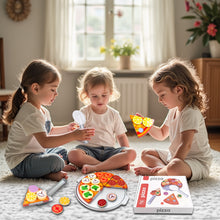 Load image into Gallery viewer, Koolbitz Cutting Play Food Toy for Kid Wooden Pizza Set Pretend Children Picnic Kitchen Accessories Cooking Velcro Toys Gift for Kids
