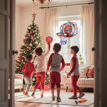 Load image into Gallery viewer, Koolbitz Kids Large Basketball Hoop Set, Attachable To Door & Wall Backboard Shatterproof Backboard Novelty with Pump Ball Durable Design Perfect Indoor Game, Pack of 1