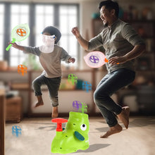 Load image into Gallery viewer, Koolbitz Interactive Flying Disc Launching Game for Kids Fun Outdoor Activity with 8X Disc Launcher and 2X Catch Nets - Safe and Durable Toy for Garden Play, Kids Summer Toy Ages 3+