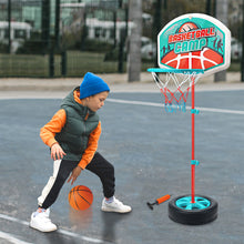 Load image into Gallery viewer, Koolbitz Junior Basketball Hoop with Ball, Pump Portable Basketball Hoop for Kids Teenagers Youth and Adults with Large Base Stand Goals Indoor Outdoor Play