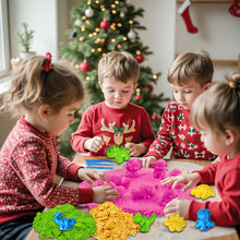 Load image into Gallery viewer, Koolbitz Magic Sand Play Set 1000g with PVC Hand Bag & Accessories Shape Molds, Fun Gifts Toy for Boys & Girls, Make Your Own Craft Activity for Kids