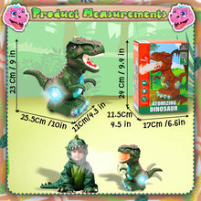 Load image into Gallery viewer, Koolbitz Interactive Dinosaur Toy with Mist Spray, Roar Sound Music, Lights - Multifunctional Moving Dinosaur for Imaginative Play Educational Prehistoric Play Set for Children Ages 3+