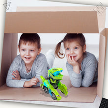 Load image into Gallery viewer, Koolbitz Kids Dinosaur Transforming Car Automatic Transformable Dinosaur Car Toy for Children Electric Dinosaur Car Toy for Toddlers Sound and Flashing Lights Fun Indoor Car Toy