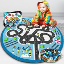 Load image into Gallery viewer, Kids Carpet Playmat Rug Set Playroom Rug, City Pretend Play Toys Baby Toddler Kid Child Educational Ideal for Boys & Girls