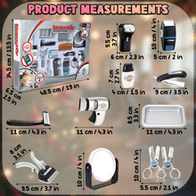 Load image into Gallery viewer, Kids Barber Shop Toy Set, Fashion Hair Salon Pretend Play Toy for Kids, Barbershop Hairstyle Pretend Play Kit for Boys and Girls for 3 Years and Above, Best Gift for Kids