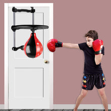 Load image into Gallery viewer, Koolbitz Kids Boxing Play Sport Toy, Easy to Assemble Hang on The Door Real Action Boxing Set Kit, Setting time and with Music and Sound, Recommended for ages 3 and up
