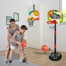 Load image into Gallery viewer, Koolbitz 2-in-1 Adjustable Basketball Hoop Set for Kids – Indoor & Outdoor Portable Basketball Game with Sturdy Backboard, Stable Base, Pump, and Two Basketballs – Fun Sports Activity for Ages 3+