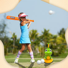 Load image into Gallery viewer, Koolbitz Kids Baseball Set Toy Cartoon Dinosaur Ball Ejection Launcher Outdoor Batting Baseball Game Toy for Children Press Eject Ball Game for Toddlers for Boy & Girls