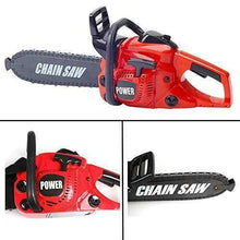 Load image into Gallery viewer, Construction Tool Electric Chain Saw Toy Play Set Rotating Chain, Realistic Sounds & Pretend Construction Garden Yardwork, Outdoor Preschool Lawn Toy Gift for Toddler, Red Colour