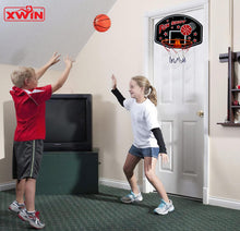 Load image into Gallery viewer, Black Mini Basketball Hoop Set Portable Indoor Outdoor