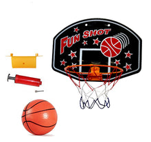 Load image into Gallery viewer, Black Mini Basketball Hoop Set Portable Indoor Outdoor