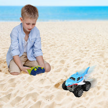 Load image into Gallery viewer, Koolbitz Kids Small Shark Car Toy 360° Rotation Shark Truck Car for Children Friction Powered Vehicle Toy for Boys & Girls Indoor Animal Stunt Car Truck Playset Gift for Toddlers