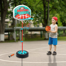Load image into Gallery viewer, Koolbitz Junior Basketball Hoop with Ball, Pump Portable Basketball Hoop for Kids Teenagers Youth and Adults with Large Base Stand Goals Indoor Outdoor Play