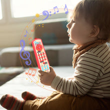 Load image into Gallery viewer, Koolbitz Interactive Musical Rec TV Remote Toy for Toddlers – Educational Multi-Language Learning Toy with Light and Sound Effects – Sensory Toys Perfect for Babies and Toddlers