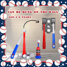 Load image into Gallery viewer, Koolbitz  Baseball sets with Launcher Kids' Tee ball Toy Sets with Adjustable & Fixed Pillar Baseball bat Garden Toys Target and Ejector Batting Adaptable Height Outdoor Game