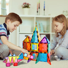 Load image into Gallery viewer, Koolbitz 45pcs Magnetic Building Block for Kids Blocks Magnetic Tiles for Children STEM Magnetic Educational Toy for Boys & Girls Indoor Fun Transparent Blocks Playset Gift for Toddlers