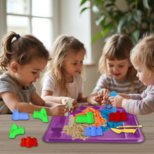 Load image into Gallery viewer, Koolbitz Magic Sand Play Set, Mold Amazing Sand Sculpts 750g with Box Accessories Shape Molds, Fun Gifts Toy for Boys & Girls, Make Your Own Craft Activity for Kids