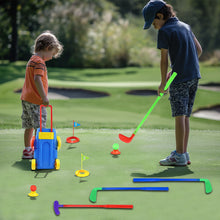 Load image into Gallery viewer, Koolbitz Kids Golf Club Set Toddler Sports Toy with 6 Colourful Balls, 4 Adjustable Clubs, 2 Practice Holes in Golf Suitcase with Handle – Indoor Outdoor Play Equipment for Boys Girls Age 3-6