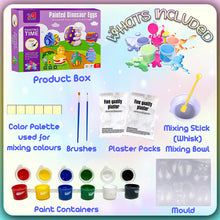 Load image into Gallery viewer, koolbitz Kids Paint Art Set Dinosaur Themed Paint Art Set Dinosaur Egg Arts and Crafts for Children Washable Painting Kit Toys for Boys & Girls 3 4 5 Year Old Toddler Gift