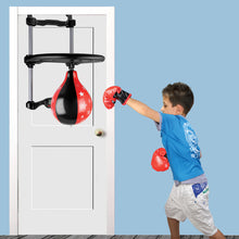 Load image into Gallery viewer, Koolbitz Kids Boxing Play Sport Toy, Easy to Assemble Hang on The Door Real Action Boxing Set Kit, Setting time and with Music and Sound, Recommended for ages 3 and up