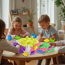 Load image into Gallery viewer, Koolbitz 16 Pcs Kids Dinosaur Sand Playset with Carry Bag – Includes Random Dinosaur Egg, Colorful Sand, Molds and Tools – Perfect for Summer and Indoor Activities for Ages 3+