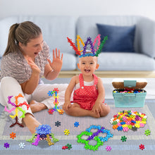 Load image into Gallery viewer, Koolbitz 600 Pcs STEM Building Toys 3D Construction Learning Stacking Toy for Kids Educational Building Blocks for Toddlers Preschool Educational Interlocking Disc Gift