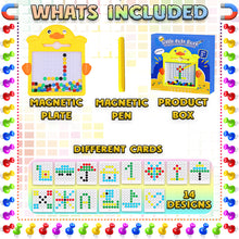 Load image into Gallery viewer, Koolbitz Magnetic Bead Art Board Multicolor Creative Drawing Set for Kids with Magnetic Pen & Pattern Cards - Engaging & Educational Preschool Toy Creativity Development