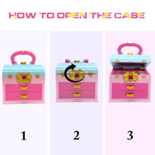 Load image into Gallery viewer, Koolbitz Kids Real Makeup Set Washable Makeup Beauty Set, Real Makeup Kit Washable Girls & Role Play Make Up Se Little Princess, Cosmetic Play Kit with Carry Case, Gifts Box, 3/4/5 + years