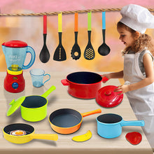 Load image into Gallery viewer, Koolbitz Kitchen Playset Toy Simulation Juicer Blender Set Cooking Pretend Play Set Fruit Food