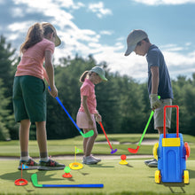 Load image into Gallery viewer, Koolbitz Kids Golf Club Set Toddler Sports Toy with 6 Colourful Balls, 4 Adjustable Clubs, 2 Practice Holes in Golf Suitcase with Handle – Indoor Outdoor Play Equipment for Boys Girls Age 3-6