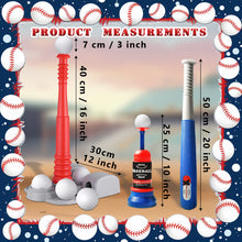 Load image into Gallery viewer, Koolbitz  Baseball sets with Launcher Kids' Tee ball Toy Sets with Adjustable & Fixed Pillar Baseball bat Garden Toys Target and Ejector Batting Adaptable Height Outdoor Game
