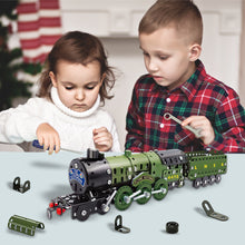 Load image into Gallery viewer, Koolbitz Kids Train Building Kit Construction & Inbuild Train with Real Tools ids Learning & Developing Engineering Skills Toys Birthday Gift for Boys Girls Ages 6+ (340 Pieces)
