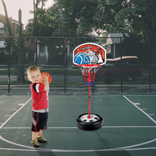 Load image into Gallery viewer, Koolbitz Adjustable Junior Basketball Hoop with Ball Portable Basketball Hoop for Kids Teenagers Youth and Adults with Large Base Stand Goals Indoor Outdoor Play
