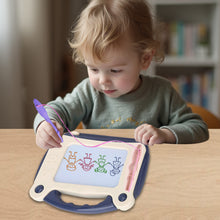 Load image into Gallery viewer, Koolbitz Magnetic Doodle Board Colorful Erasable Sketch Pad for Children, Multi-Color Drawing Tablet with Magnetic Stylus and Slide Eraser, Educational Toy for Toddlers Kids