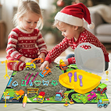 Load image into Gallery viewer, Koolbitz Kids Construction Sand Toy Creative Fun Sand Toy for Children with 9 Construction Vehicle Educational Sand Playset for Toddlers Indoor Outdoor Sand Toy Game Gift