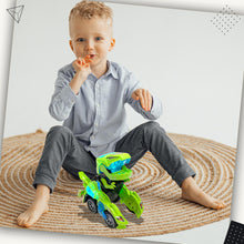 Load image into Gallery viewer, Koolbitz Kids Dinosaur Transforming Car Automatic Transformable Dinosaur Car Toy for Children Electric Dinosaur Car Toy for Toddlers Sound and Flashing Lights Fun Indoor Car Toy