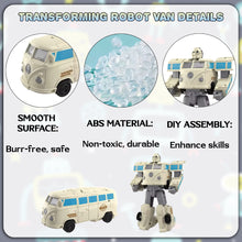 Load image into Gallery viewer, Koolbitz 2-in-1 Transforming Mecha Robot Car Toys for Kids, Heroes Return Action Figure, Van in Disguise, Rescue Bots Robocar, Imaginative Play Gifts for Kids