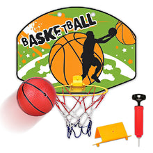 Load image into Gallery viewer, Kids Basketball Hoop with Hard PVC Backboard Pump and Ball Hanger Hook Indoor Outdoor Large Basketball Set with Net Ball and Pump Portable Sport Toys for Kids Basketball Set