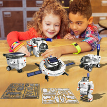 Load image into Gallery viewer, Koolbitz Kids Solar Space Set Educational Learning Science Toy for Children Solar Powered 6 in 1 Robot Kit for Boys & Girls Research & Exploration Adventures Space Playset