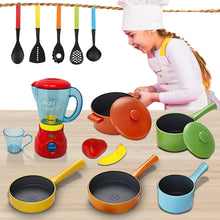 Load image into Gallery viewer, Koolbitz Kitchen Playset Toy Simulation Juicer Blender Set Cooking Pretend Play Set Fruit Food
